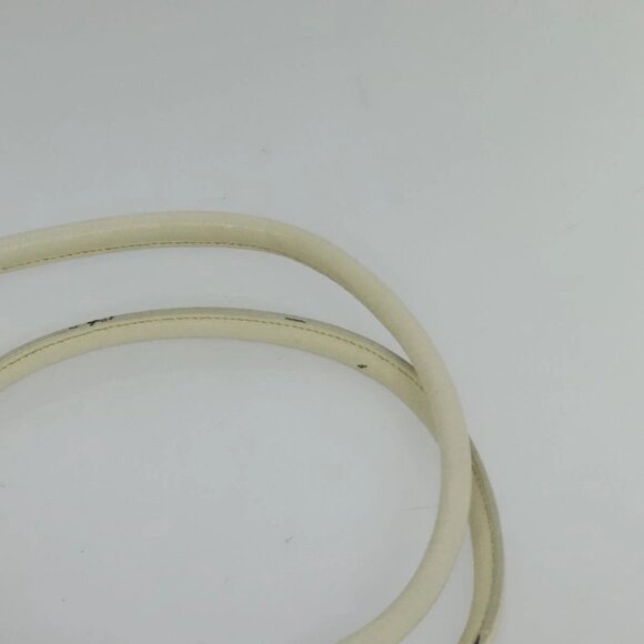 PRADA Shoulder Bag Canvas Silver White Auth - Picture 8 of 16